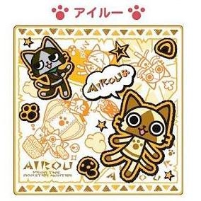 【クリックでお店のこの商品のページへ】【グッズ-タオル】モンスターハンター AIROU ミニタオル アイルー