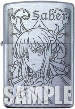 【クリックで詳細表示】【グッズ-ライター】劇場版Fate/stay night UNLIMITED BLADE WORKS ZIPPO ＜お手入れクロス付＞ セイバー