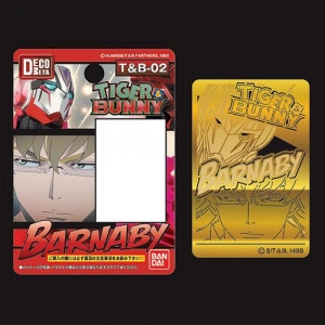 【クリックでお店のこの商品のページへ】【グッズ-シール】TIGER＆BUNNY デコメタ/ G バーナビー