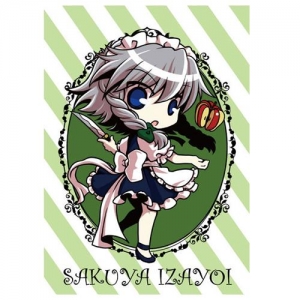 【クリックでお店のこの商品のページへ】【同人グッズ】東方Project 東方下敷き 咲夜 (粗茶)