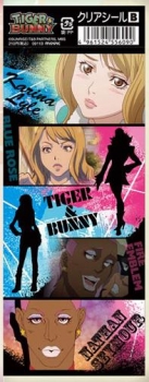 【クリックで詳細表示】【グッズ-シール】TIGER＆BUNNY クリアシール/B カリーナ＆ネイサン