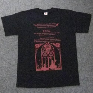 【クリックで詳細表示】【同人グッズ】東方Project Tシャツ スカーレット姉妹シルエット 黒×紅 M