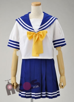 【クリックでお店のこの商品のページへ】【コスプレ-衣装】らき☆すた 陸桜学園高校制服(女子夏服)/SIZE-XL