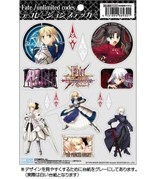 【クリックで詳細表示】【グッズ-ステッカー】Fate/unlimited codes デコステッカー